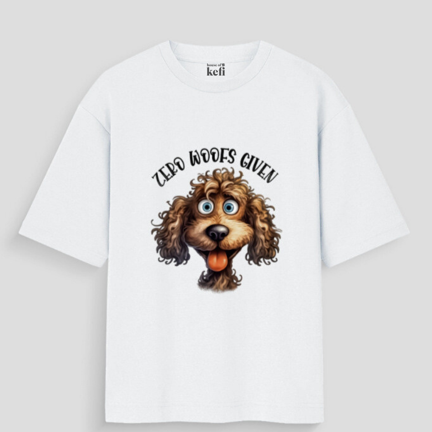 Zero Woofs Given Unisex Oversized Cotton T-Shirt