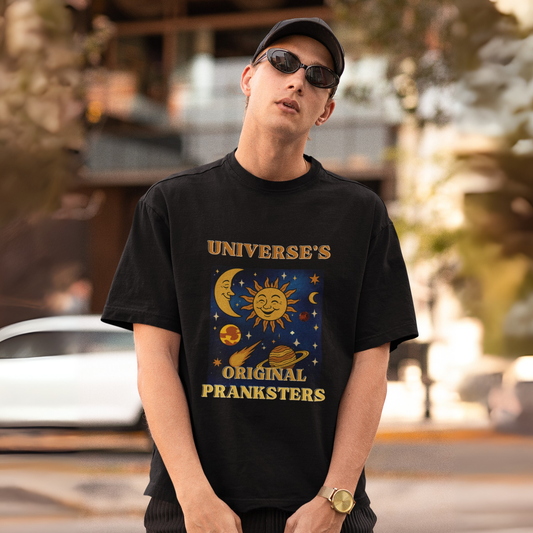 Universe's OG Pranksters Unisex Oversized Cotton T-Shirt