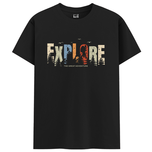 Explore The Great Adventure Relaxed Fit Unisex T-Shirt