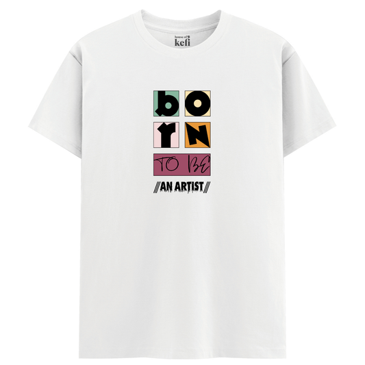 Born to Be an Artist Unisex Relaxed Fit T-Shirt