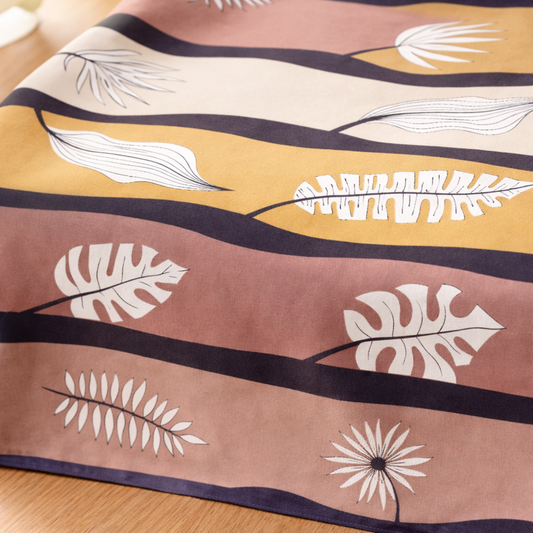 Earthy Boho Foliage Table Runner