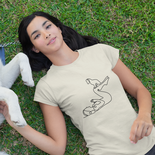 Pawlates Unisex Relaxed Fit Cotton T-Shirt