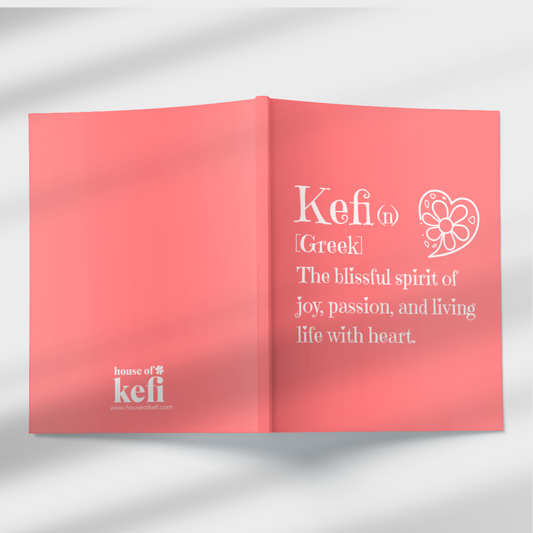 The Kefi Notebook - For Life With Heart A5 Notebook