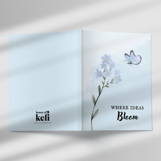 Where Ideas Bloom A5 Notebook