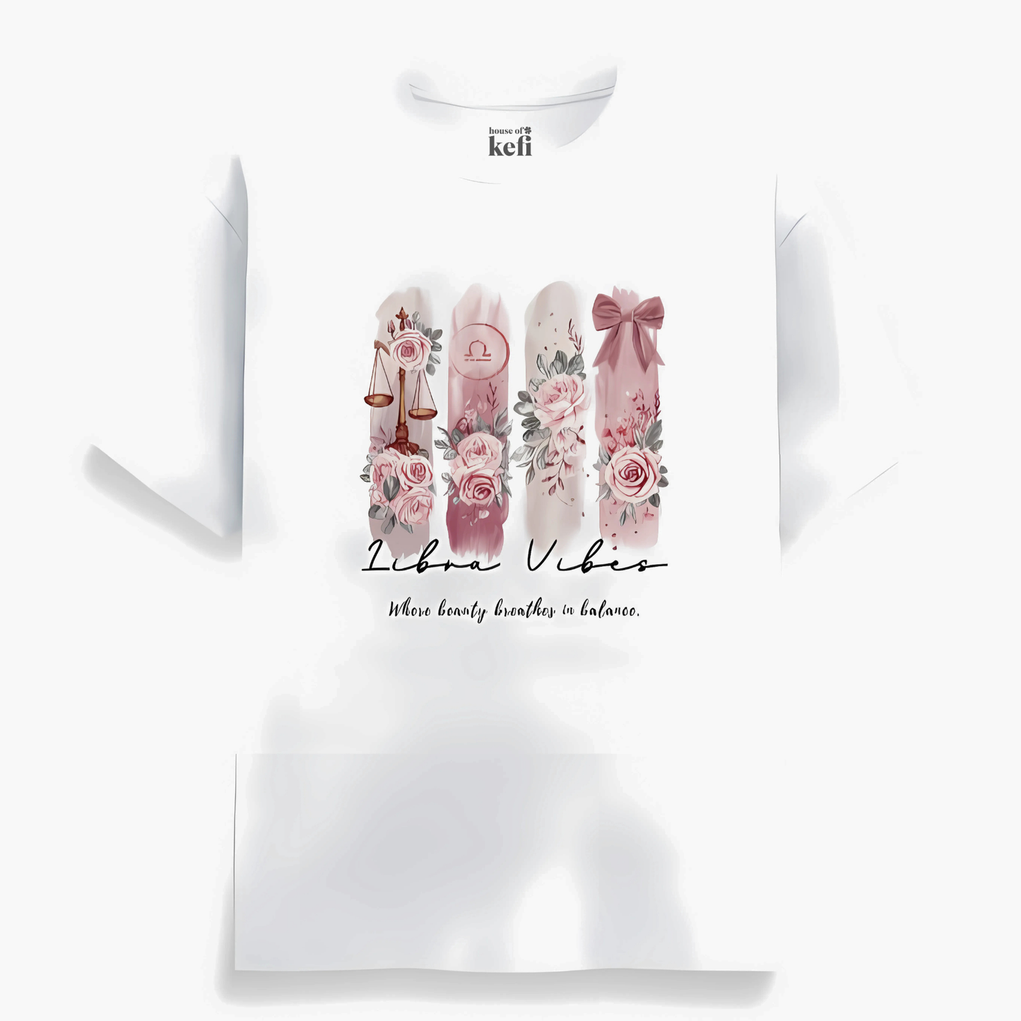 Libra Vibes Unisex Relaxed Fit Cotton T-Shirt
