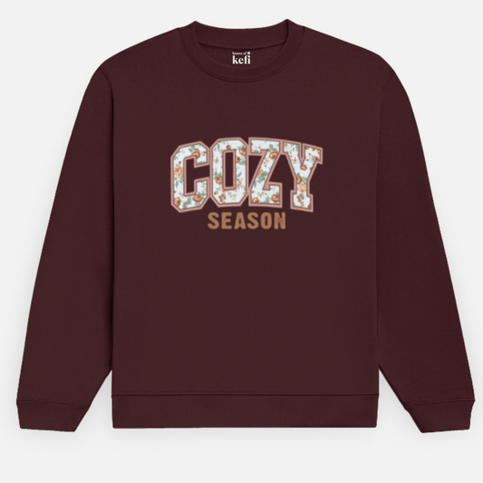 Cozy Season Floral Sweatshirt