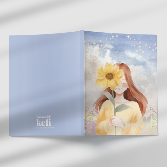 Sunflower State of Mind A5 Notebook