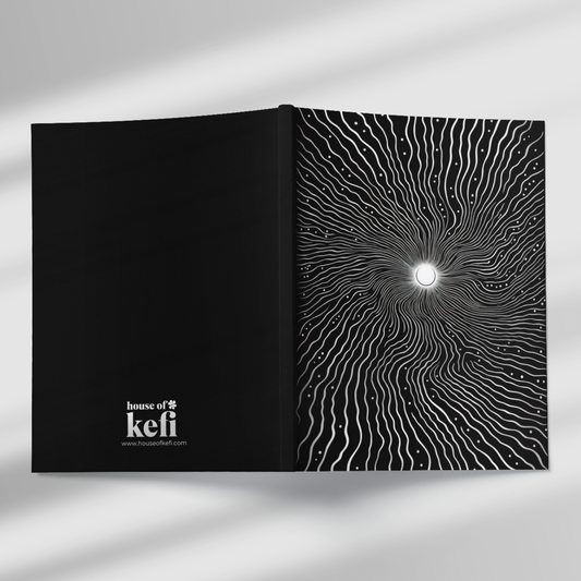 Mental Spiral, But Make It Cosmic A5 Notebook