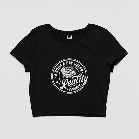 Book Lover’s Escape Cotton Crop Top