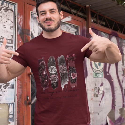 Scorpio Vibes Unisex Relaxed Fit Cotton T-Shirt