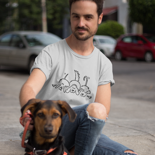 Pawssibly Late Unisex Oversized Cotton T-Shirt