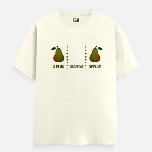 Funny Pear Pun Unisex Relaxed Fit Cotton T-Shirt