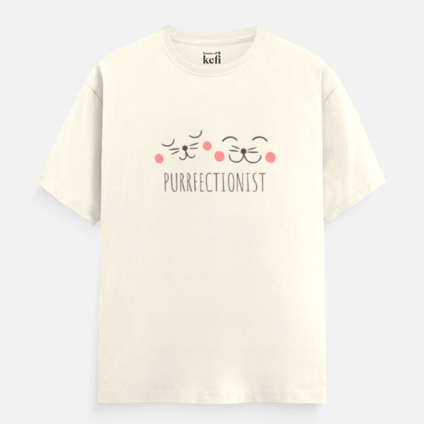 Purrfectionist Unisex Relaxed Fit Cotton T-Shirt