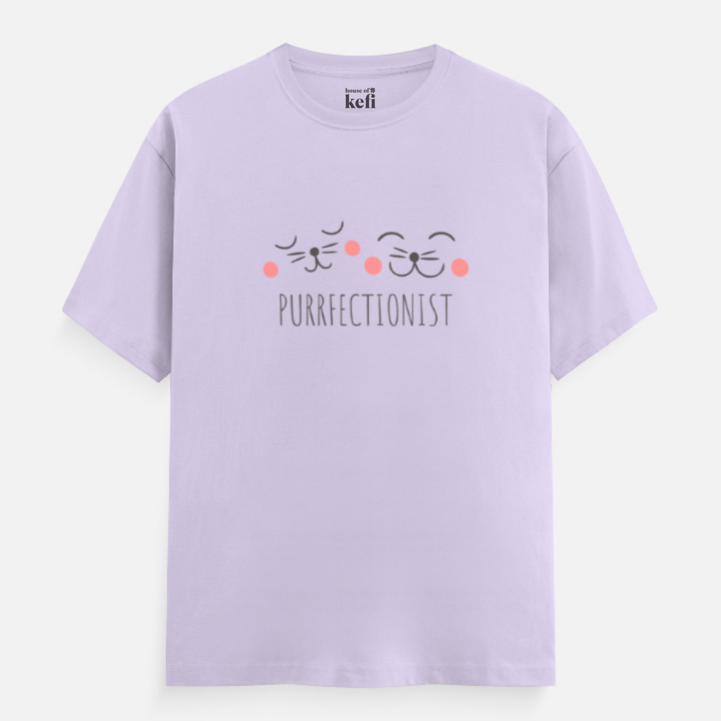 Purrfectionist Unisex Relaxed Fit Cotton T-Shirt