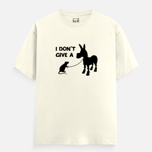 I Don't Give A R@t’s @ss Unisex Relaxed Fit Cotton T-Shirt