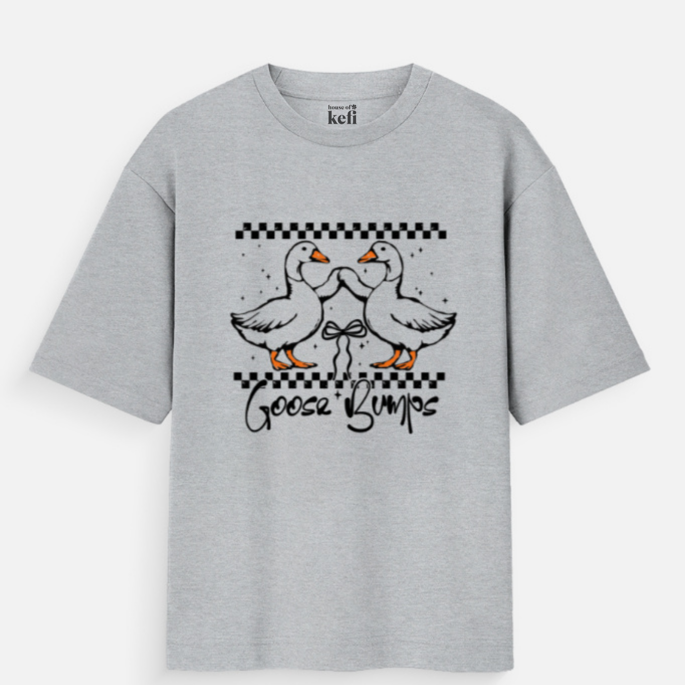 Goose Bumps Unisex Cotton Oversized T-Shirt