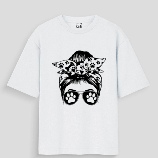 Pawtitude Unisex Oversized Cotton T-Shirt