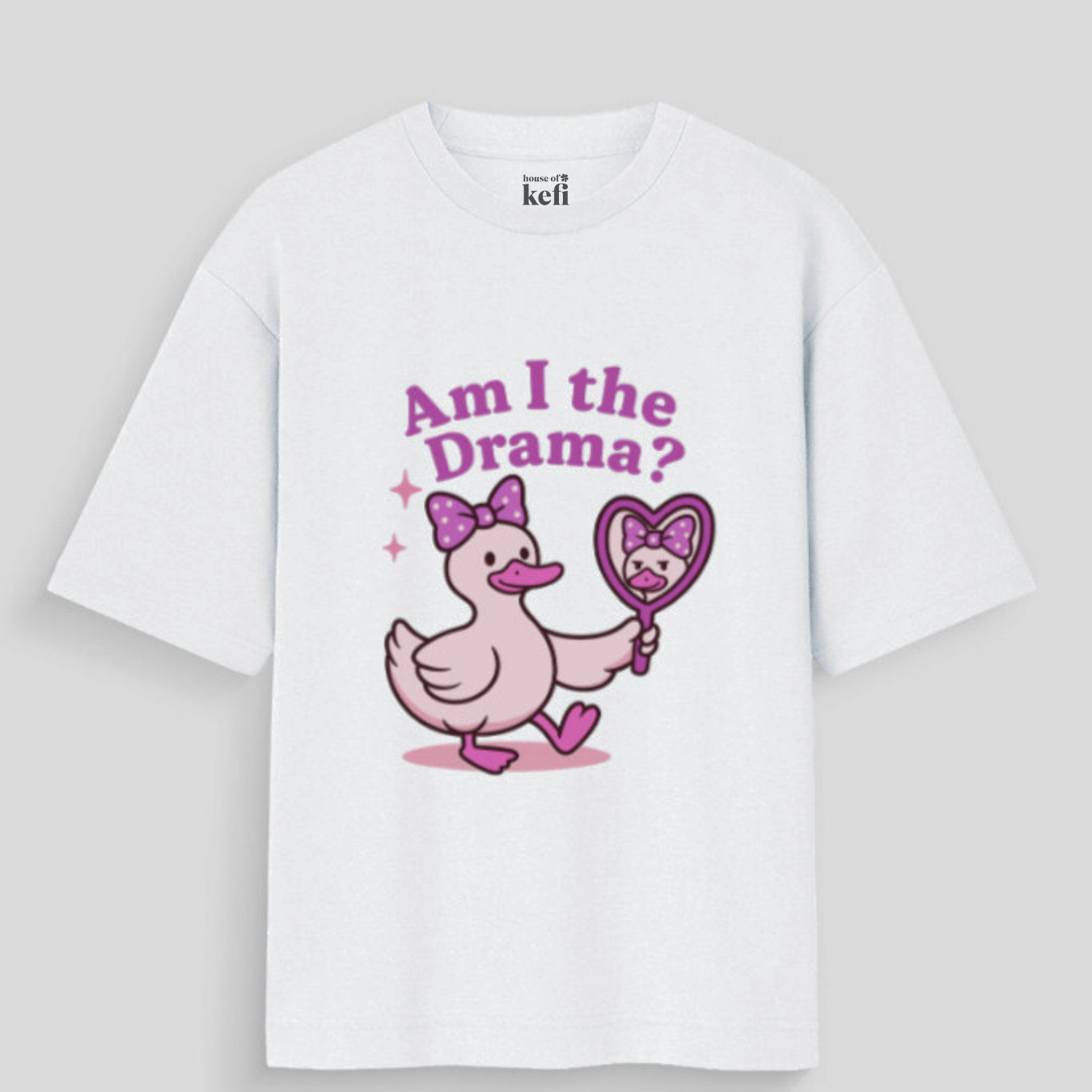 Am I the Drama Unisex Oversized Cotton T-Shirt