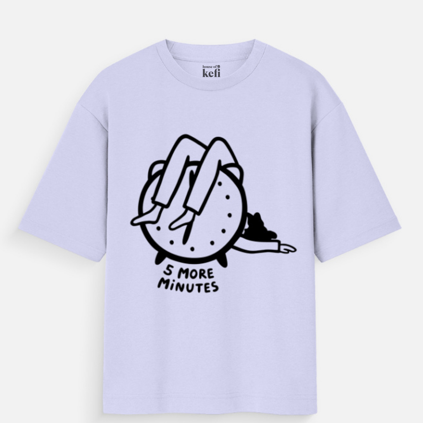 5 More Minutes Unisex Oversized Cotton T-Shirt