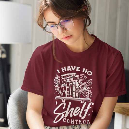 I Have No Shelf Control Unisex Relaxed Fit T-Shirt