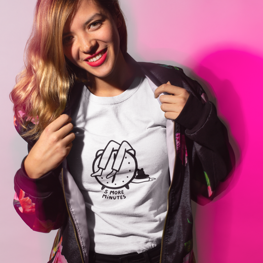 5 More Minutes Unisex Oversized Cotton T-Shirt