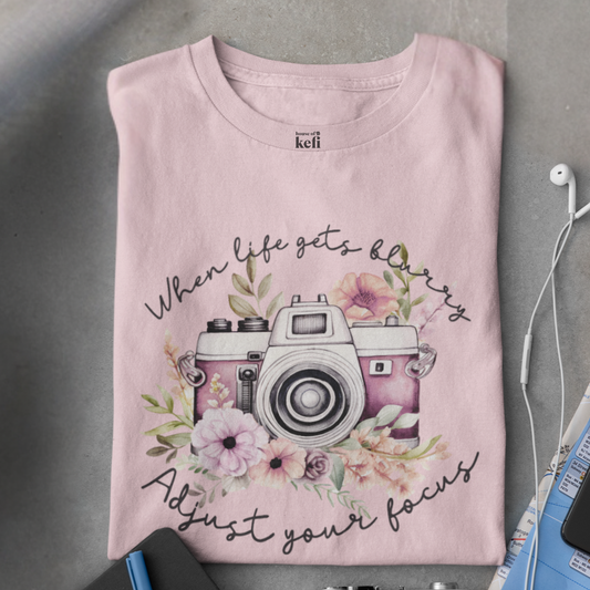 Adjust Your Focus Unisex Oversized T-Shirt