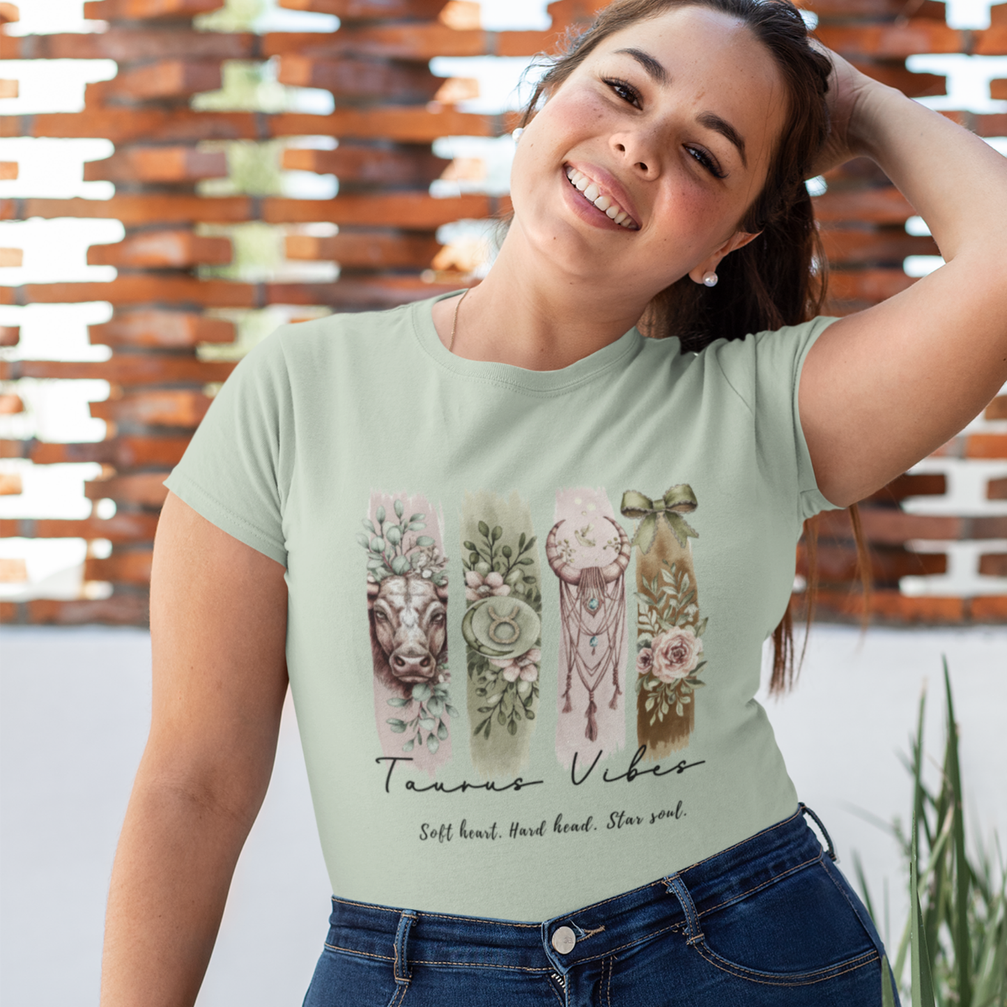 Taurus Vibes Unisex Relaxed Fit Cotton T-Shirt