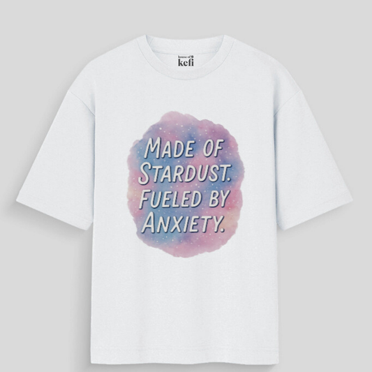 Stardust & Anxiety Unisex Oversized Cotton T-Shirt