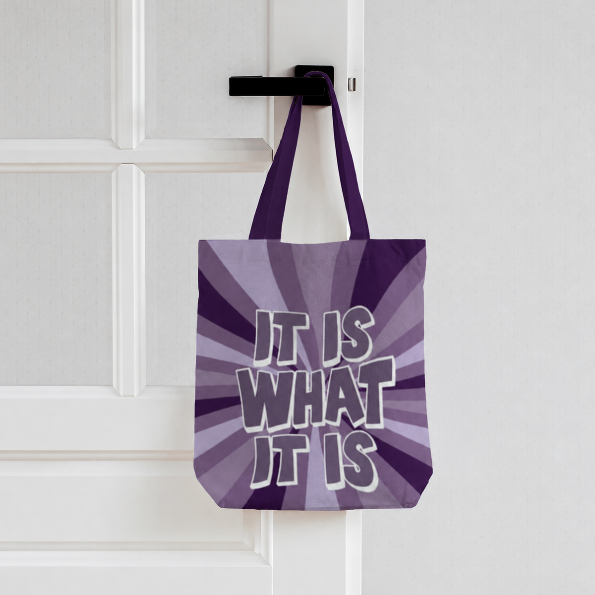It Is What It Is Tote Bag With Zipper