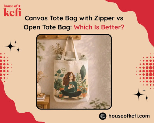 Canvas Tote Bag with Zipper vs Open Tote Bag: Which Is Better?