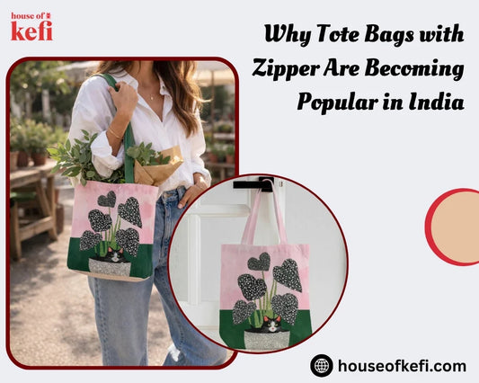 Why Tote Bags with Zipper Are Becoming Popular in India