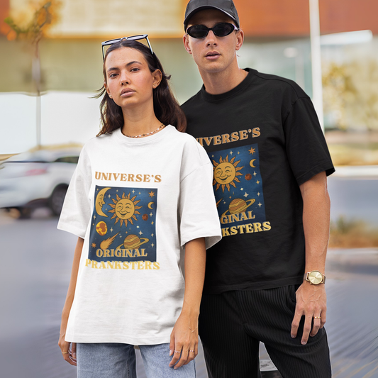 Universe's OG Pranksters Unisex Oversized Cotton T-Shirt