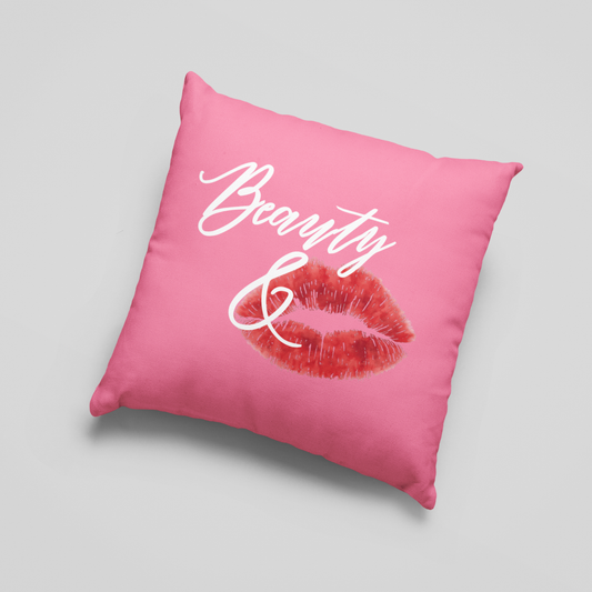 Beauty & The Beard Couple Cushion Cover Set