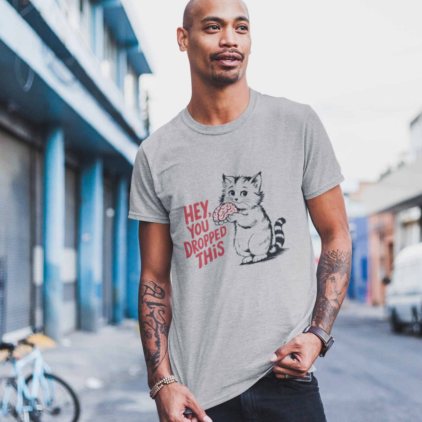 Hey You Dropped This Unisex Oversized Cotton T-Shirt