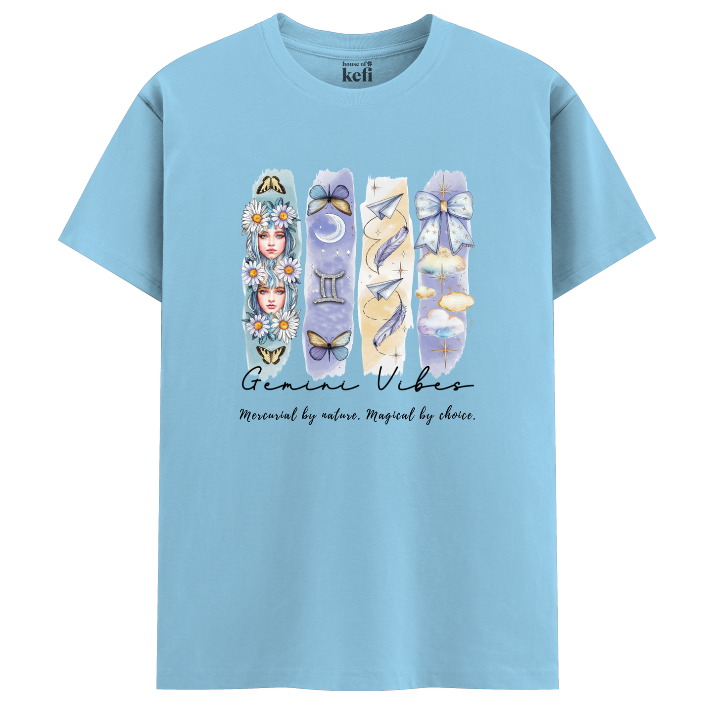 Gemini Vibes Unisex Relaxed Fit Cotton T-Shirt