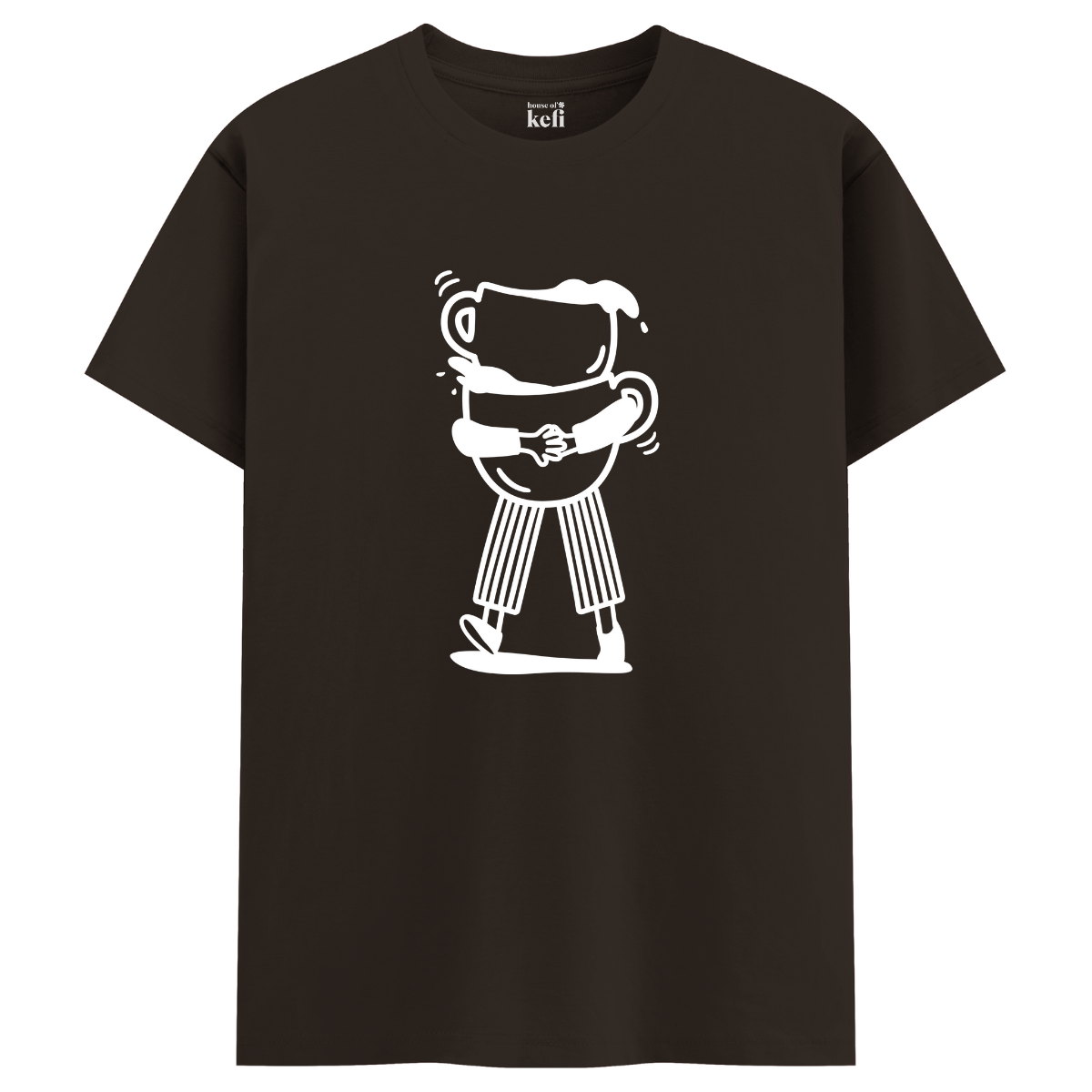 Warm Hugs, Hot Sips Unisex Relaxed Fit T-Shirt