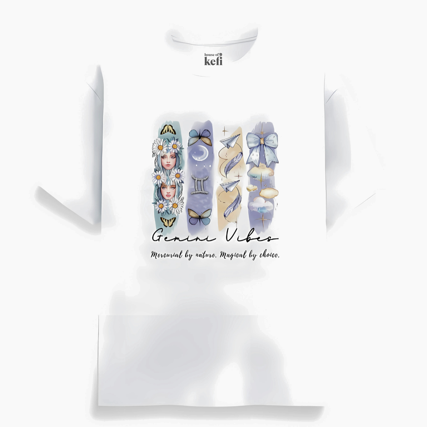 Gemini Vibes Unisex Relaxed Fit Cotton T-Shirt