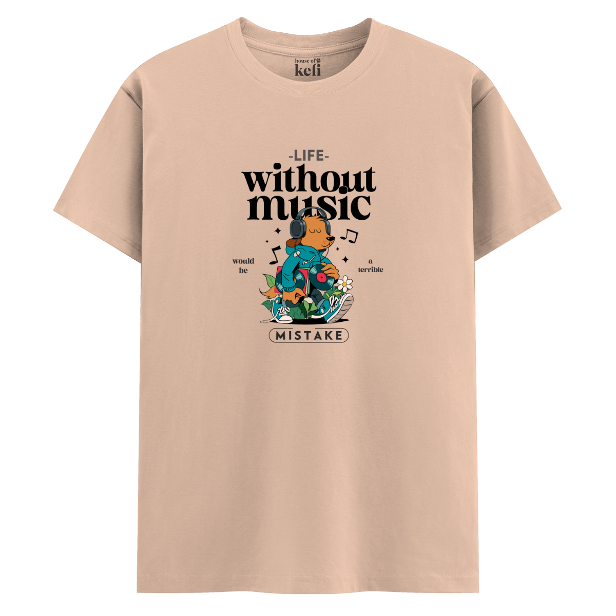 No Music, Big Mistake Relaxed Fit Unisex T-Shirt