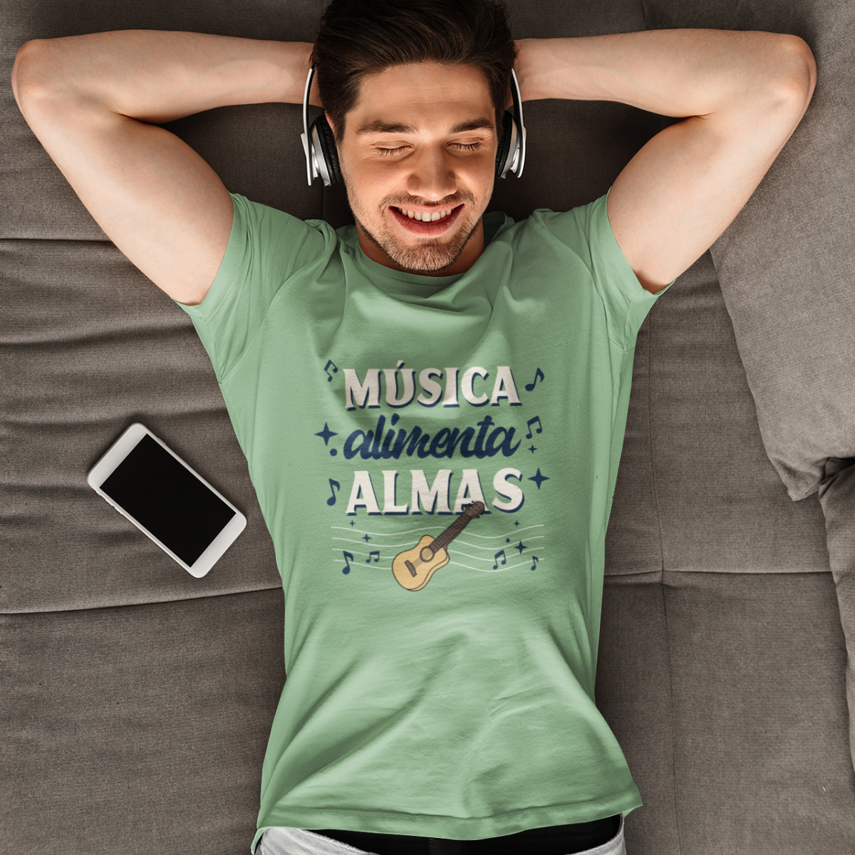 Music Feeds The Soul Relaxed Fit Unisex T-Shirt