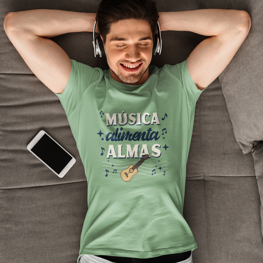 Music Feeds The Soul Relaxed Fit Unisex T-Shirt
