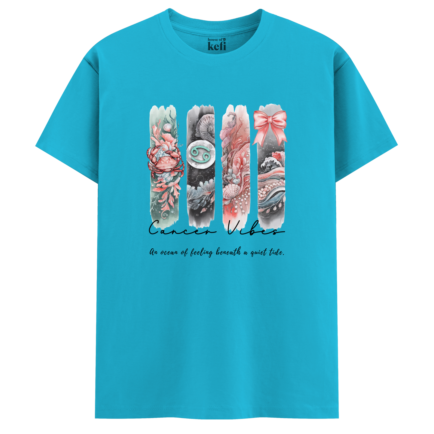 Cancer Vibes Unisex Relaxed Fit Cotton T-Shirt