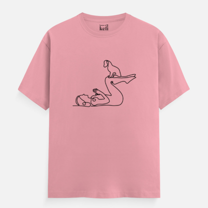 Pawlates Unisex Relaxed Fit Cotton T-Shirt