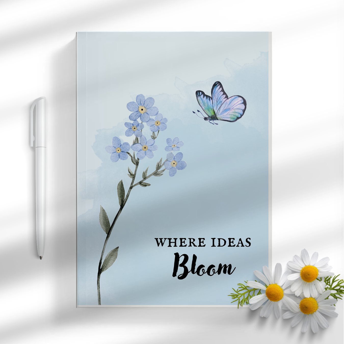Where Ideas Bloom A5 Notebook