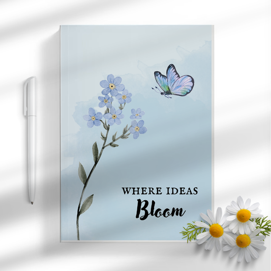 Where Ideas Bloom A5 Notebook