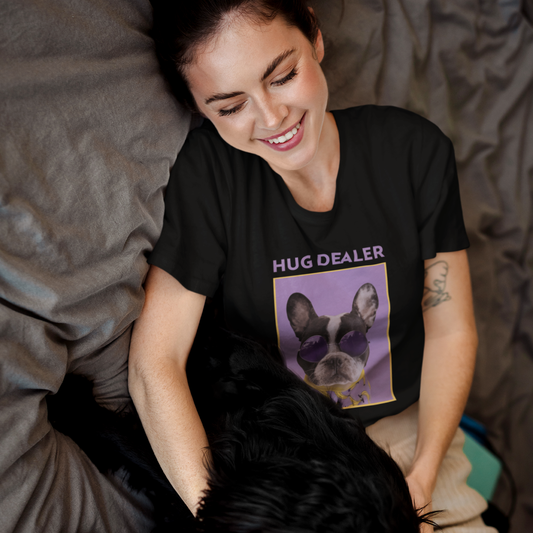 Hug Dealer Unisex Oversized Cotton T-Shirt