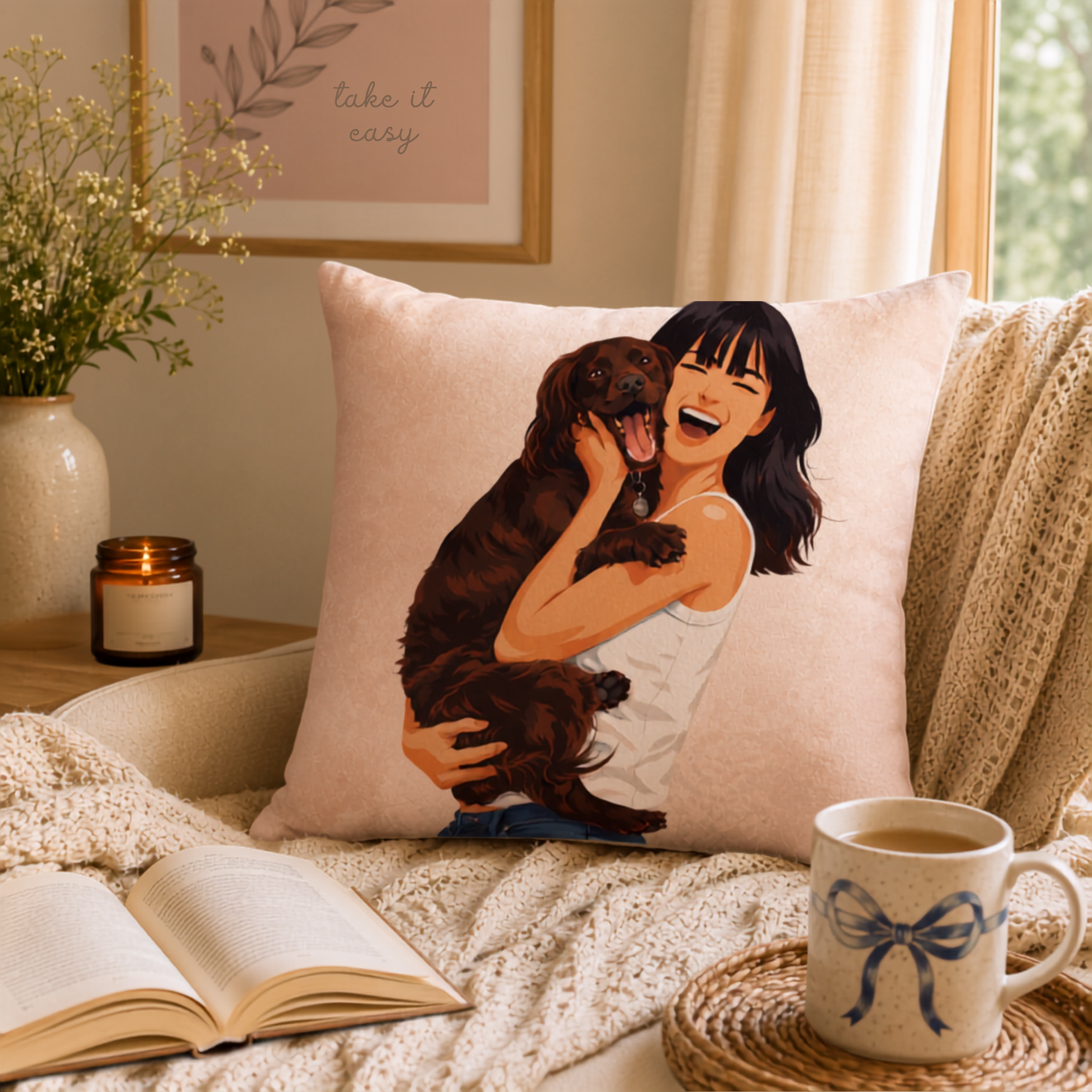Pure Joy Pet Parent Cushion Cover