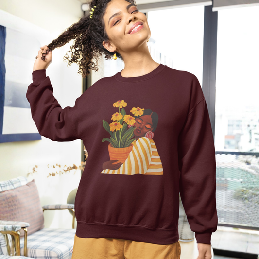 Boho Bloom Girl Serenity Sweatshirt