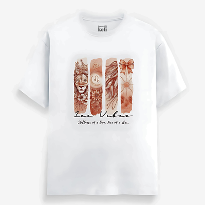 Leo Vibes Unisex Relaxed Fit Cotton T-Shirt