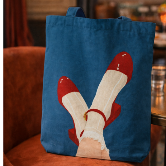 Weekend Energy Canvas Tote Bag with Zipper