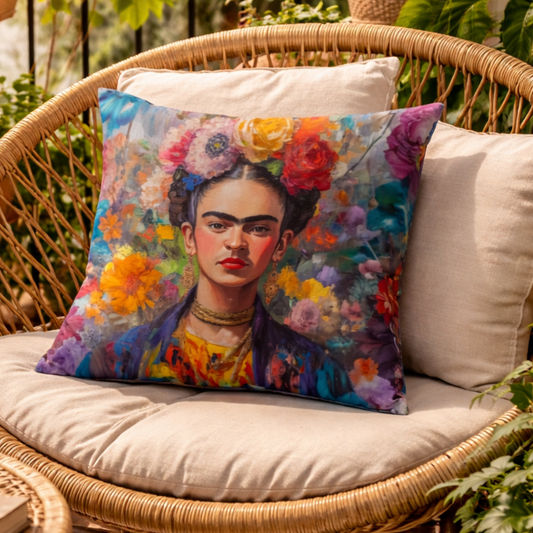 Frida Inspired Boho Bloom Cushion Cover